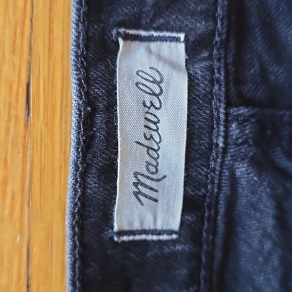 Madewell, The Perfect Vintage Wide-Leg Jean, Black, EUC, Women's 26 - Picture 4 of 16